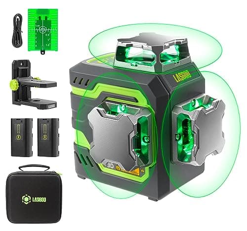 LasGoo LG-3D niveau laser 3D 3x360° vert