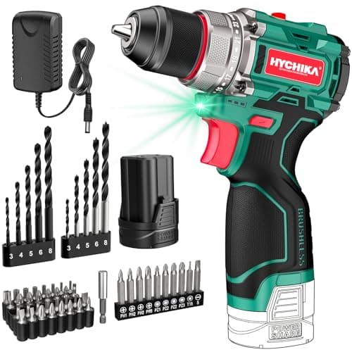 HYCHIKA perceuse-visseuse sans fil 45Nm max